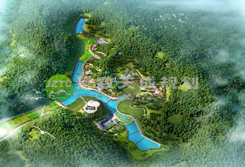株洲梓湖湘莊生態園總體規劃